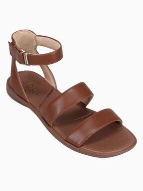 Soul NaturalizerWomen's Fiesta Ankle Strap Footbed Flat Sandals